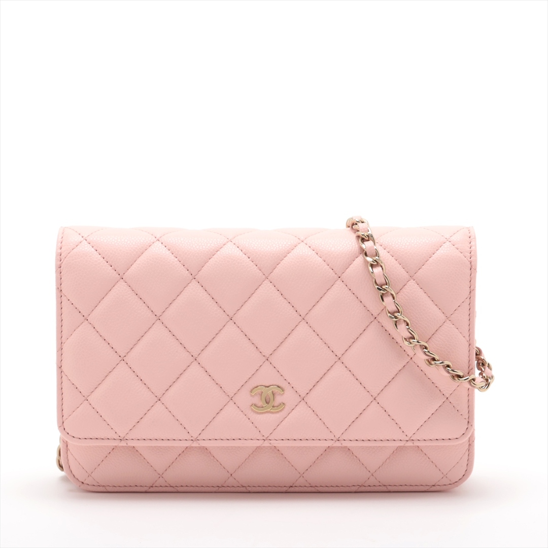 CHANEL(シャネル)のシャネル  キャビアスキン  ピンク レディース ショルダーバッグ レディースのバッグ(ショルダーバッグ)の商品写真