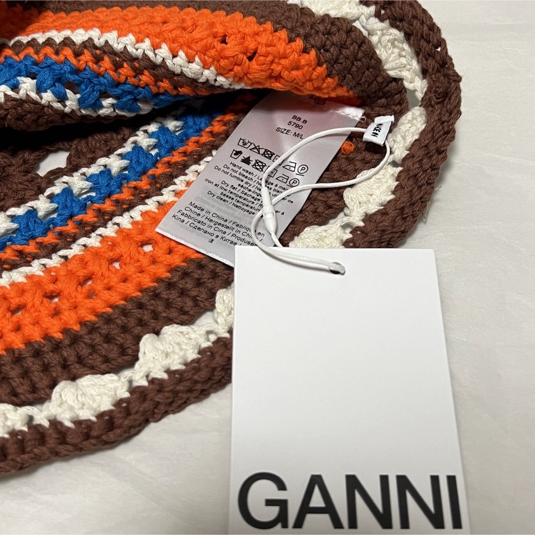 TOMORROWLAND(トゥモローランド)の新品 GANNI ガニー クロシェ Crochet バケットハット レディースの帽子(ハット)の商品写真