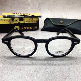 モスコット(MOSCOT)の◯ モスコット MOSCOT 49 ブラック レムトッシュ 眼鏡 メガネのみ(サングラス/メガネ)
