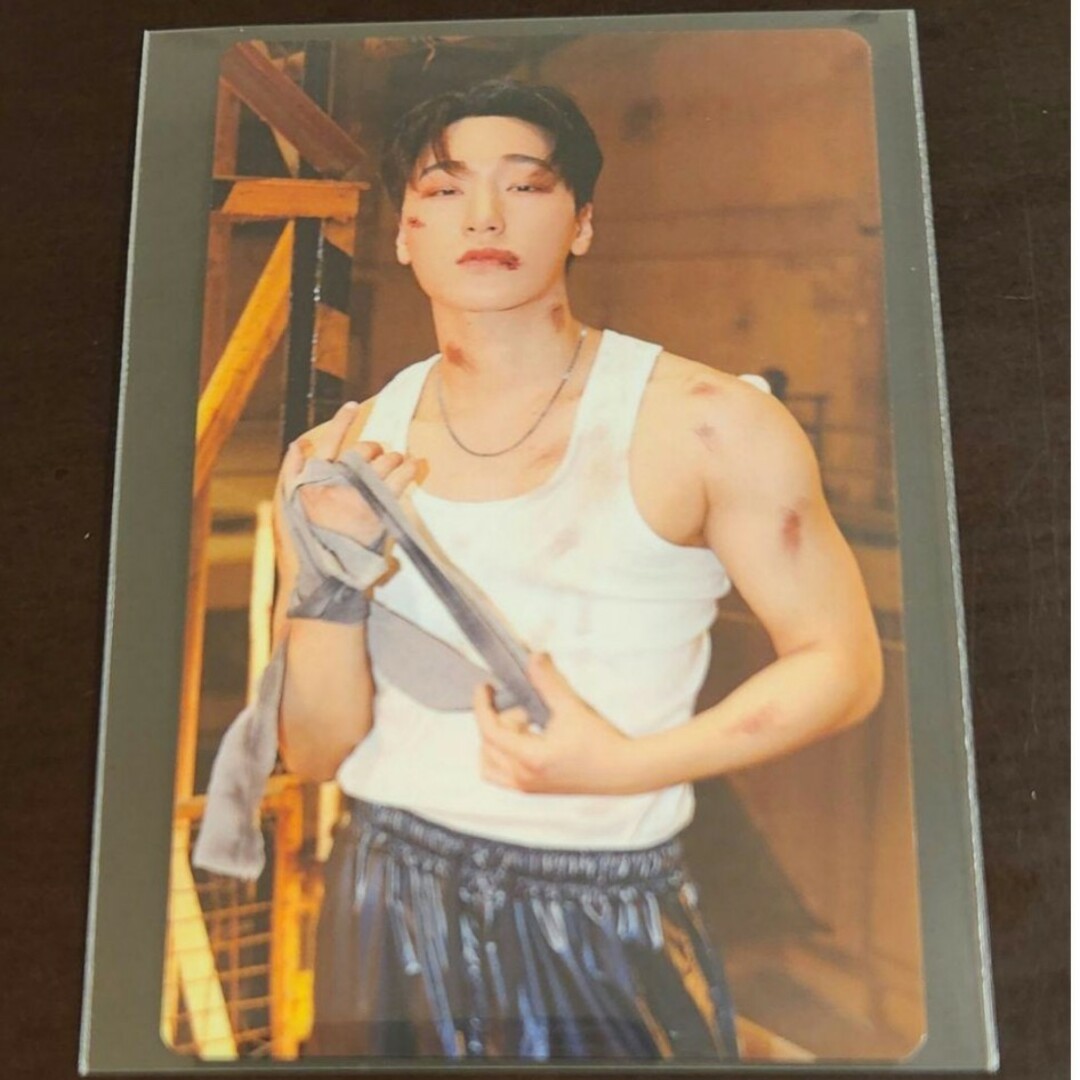 ATEEZ(エイティーズ)のATEEZ OUTLAW トレカ サン ユニバ エンタメ/ホビーのタレントグッズ(アイドルグッズ)の商品写真