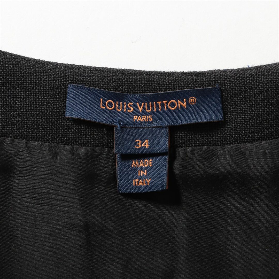 LOUIS VUITTON(ルイヴィトン)のヴィトン  ウール×シルク 34 ブラック レディース ワンピース レディースのワンピース(その他)の商品写真