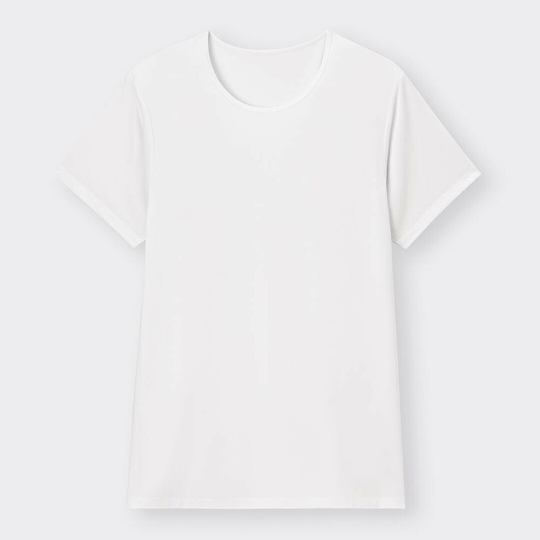GU(ジーユー)のスタイルドライクルーネックT メンズのトップス(Tシャツ/カットソー(半袖/袖なし))の商品写真