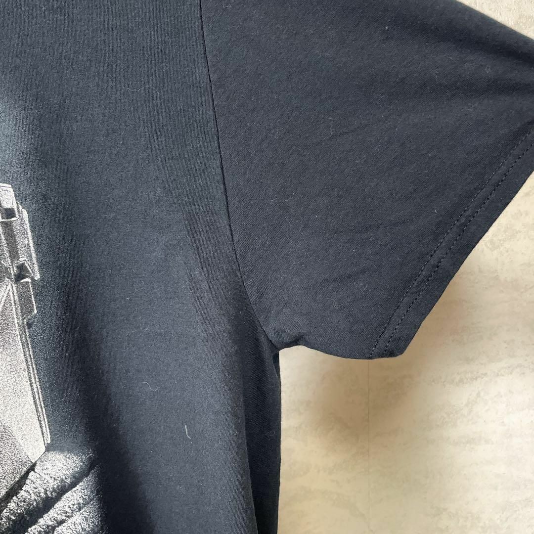 マンダロリアン　スターウオーズ　サイズＬ　黒ブラック　半袖Ｔシャツ　メンズ古着 メンズのトップス(Tシャツ/カットソー(半袖/袖なし))の商品写真