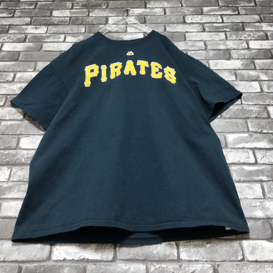 Majestic(マジェスティック)のMLBピッツバーグパイレーツtシャツTシャツオーバーサイズメジャーリーグtee メンズのトップス(Tシャツ/カットソー(半袖/袖なし))の商品写真