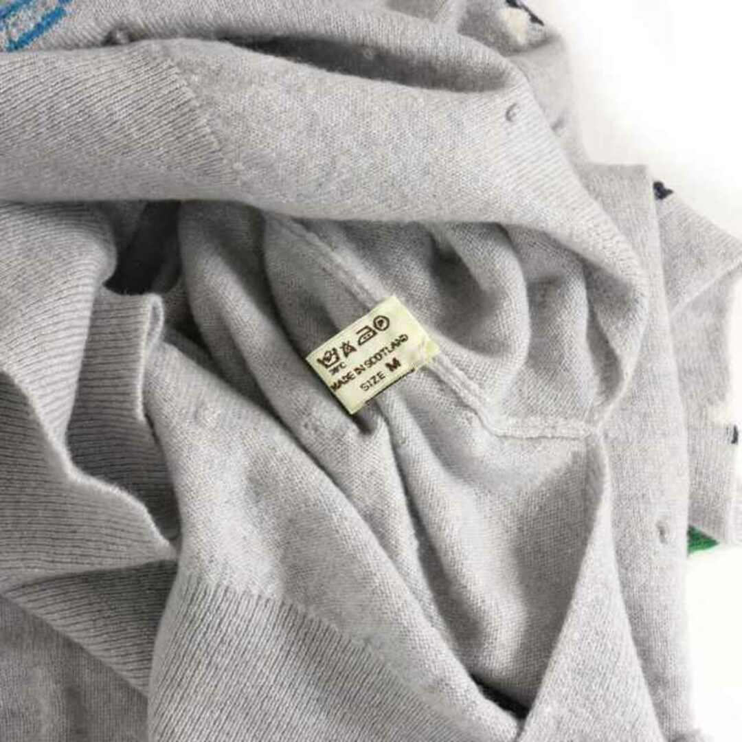 other(アザー)のバリー BARRIE インベーダー 刺繍 カシミヤニット セーター M グレー レディースのトップス(ニット/セーター)の商品写真