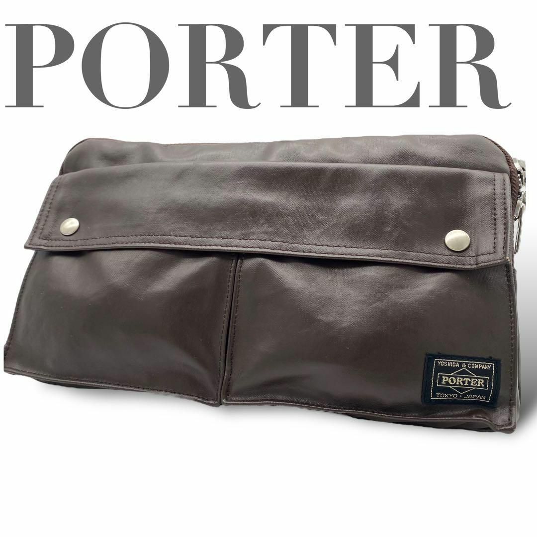 PORTER ポーター フリースタイル　2way ショルダー クラッチバッグ メンズのバッグ(ショルダーバッグ)の商品写真