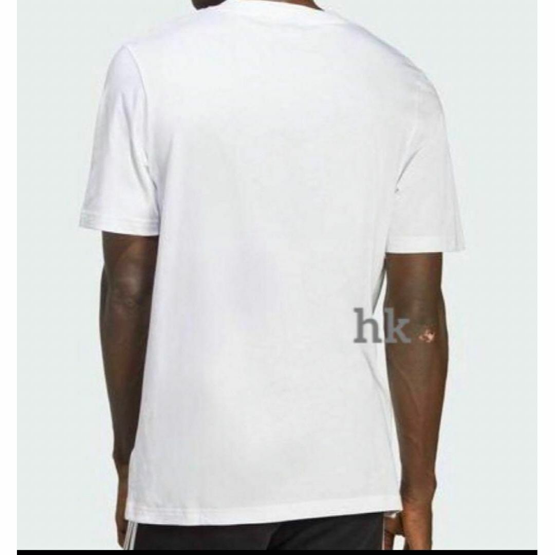 adidas(アディダス)のアディダスオリジナルス　モノグラム　トレフォイル　半袖　Tシャツ　L ホワイト メンズのトップス(Tシャツ/カットソー(半袖/袖なし))の商品写真