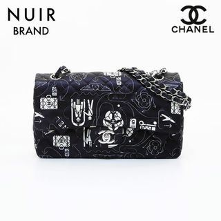 シャネル(CHANEL)のシャネル CHANEL 22番台 アイコンモチーフ ダブルフラップ チェーン ショルダーバッグ(ショルダーバッグ)