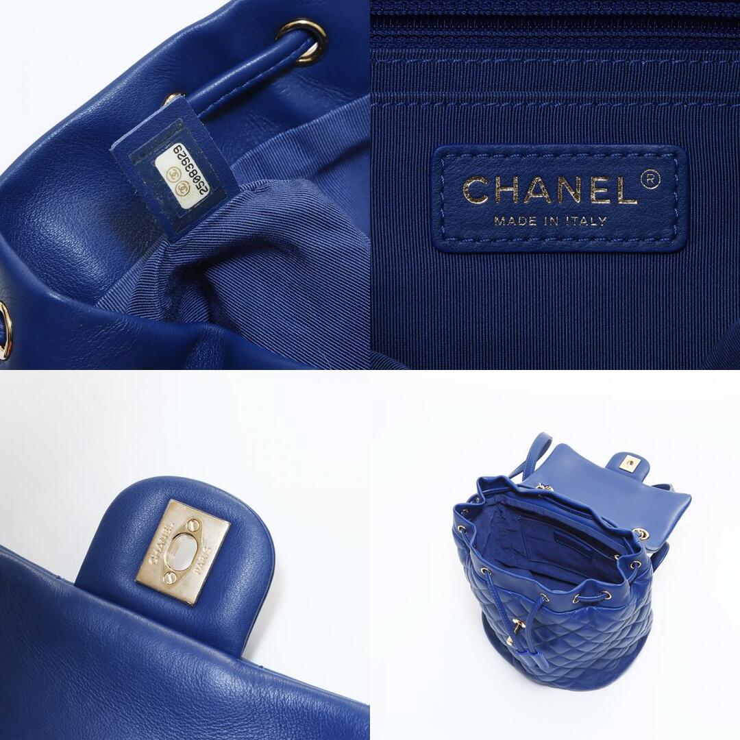 CHANEL(シャネル)のシャネル CHANEL 23番台 ラムレザー チェーン リュック・デイパック レディースのバッグ(リュック/バックパック)の商品写真