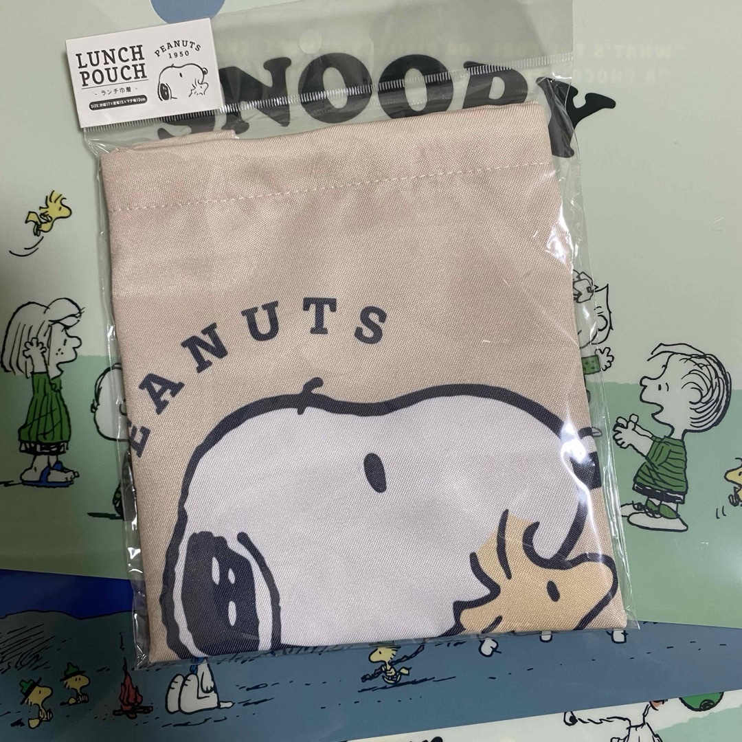 SNOOPY(スヌーピー)のスヌーピー  ランチ巾着 インテリア/住まい/日用品のキッチン/食器(弁当用品)の商品写真