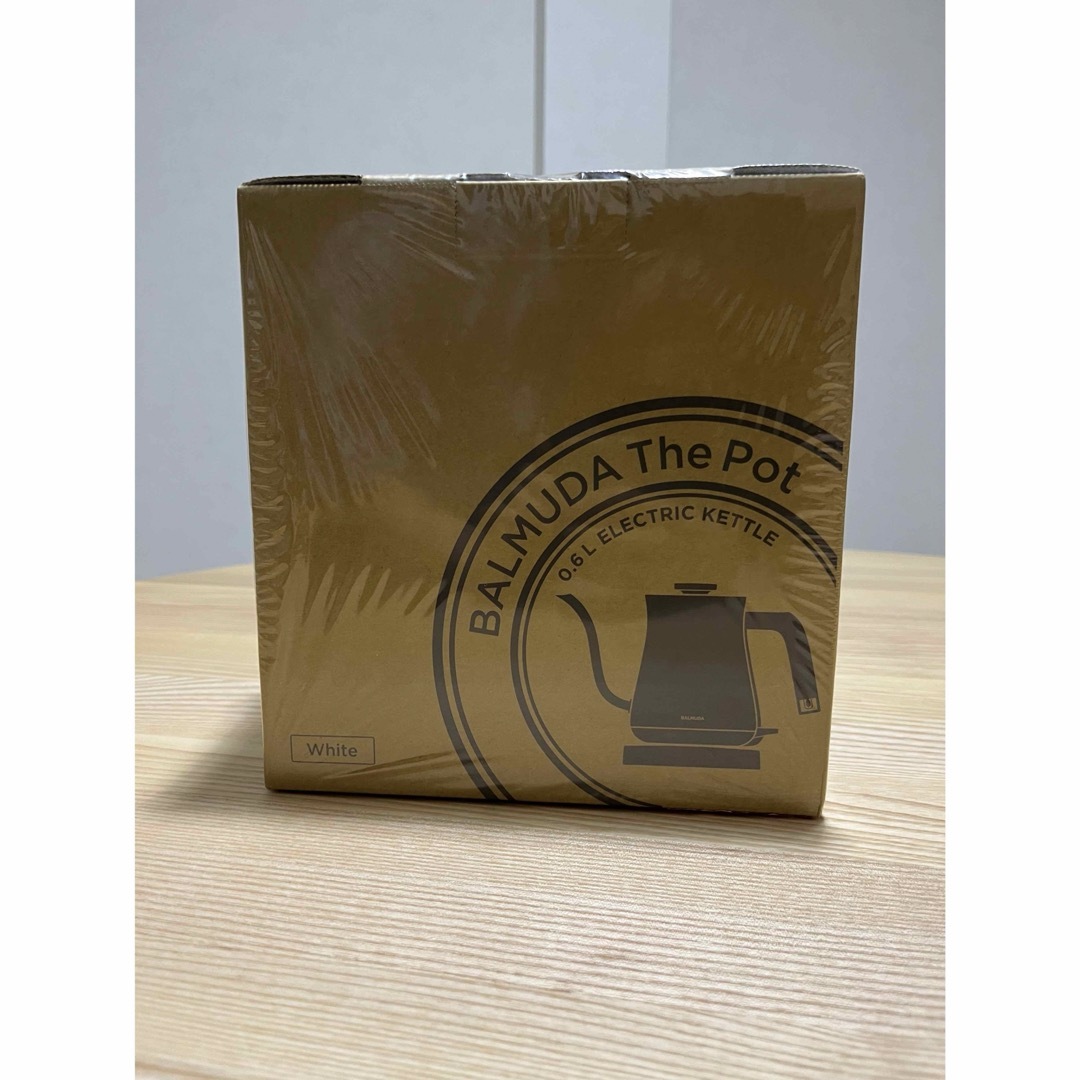 新品未使用BALMUDA The Pot 電気ケトル K02A-WH 0.6L 新品未使用BALMUDA The Pot 電気ケトル K02A-WH 0.6L