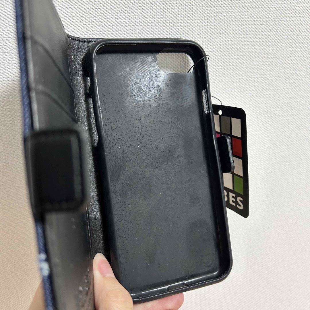 【新品】【お値下げ中】手帳型iPhoneケース　iPhone7対応　ノーブランド スマホ/家電/カメラのスマホアクセサリー(iPhoneケース)の商品写真