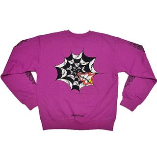 クロムハーツ(Chrome Hearts)のクロムハーツ スウェットパープルMatty Boy Spider Web(スウェット)