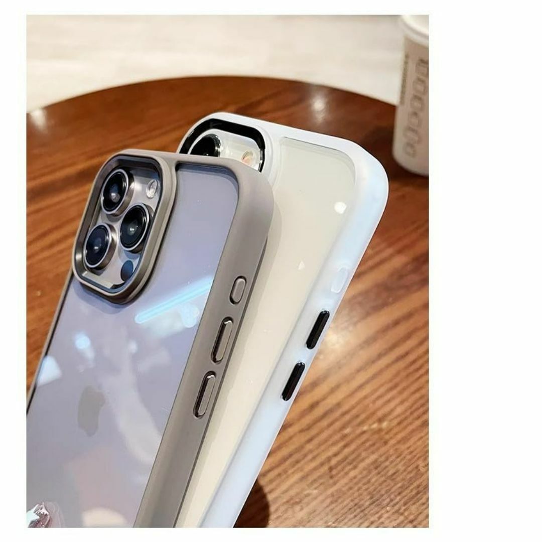 【色: ブルー】iPhone 15 Pro Max ケース ストラップホール付き スマホ/家電/カメラのスマホアクセサリー(その他)の商品写真