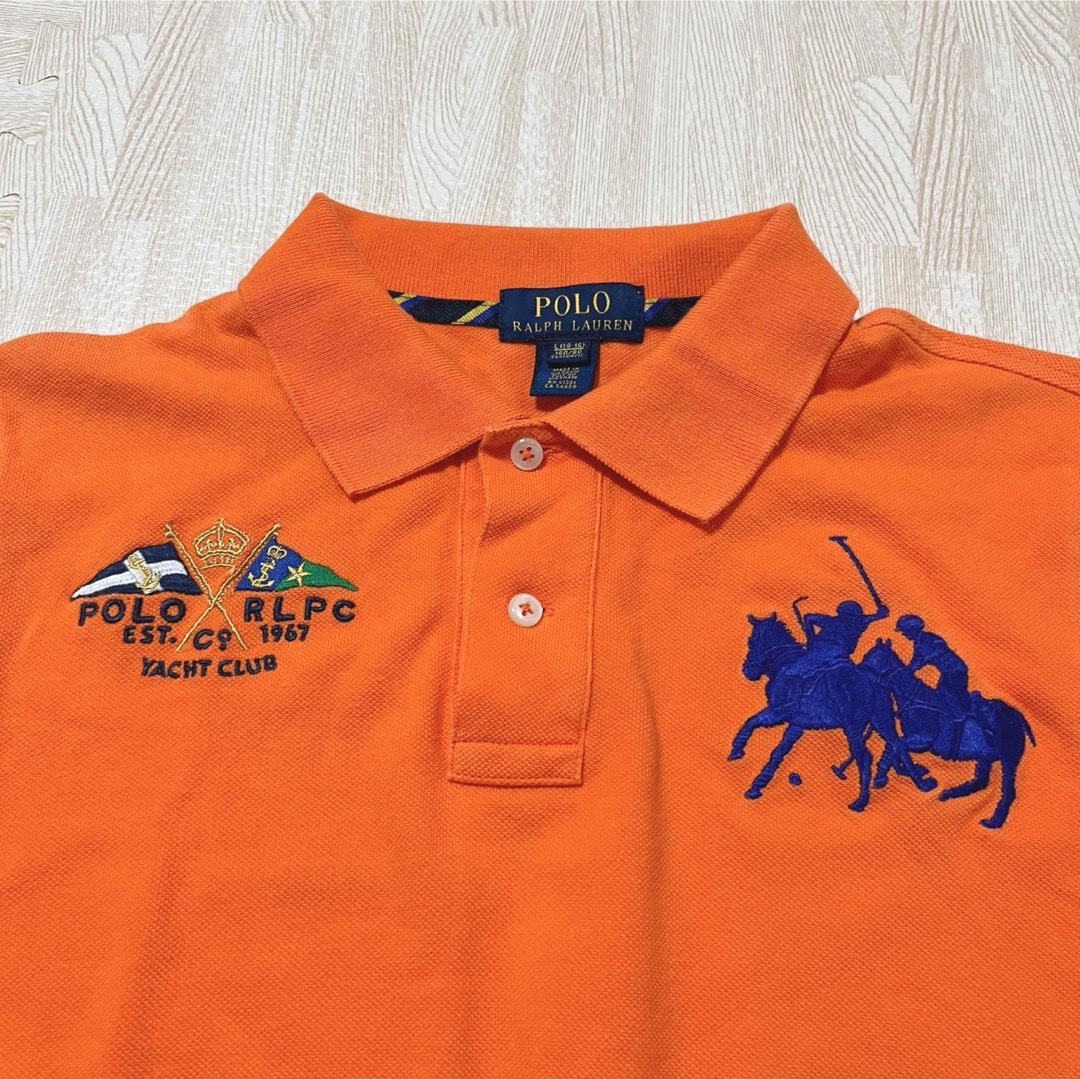 POLO RALPH LAUREN(ポロラルフローレン)のラルフローレン　半袖ポロシャツ　160センチ キッズ/ベビー/マタニティのキッズ服男の子用(90cm~)(その他)の商品写真