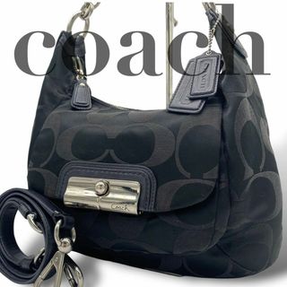 コーチ(COACH)のCOACH コーチ　肩掛け16805 斜め掛け　ショルダーバッグ　グレー(ショルダーバッグ)