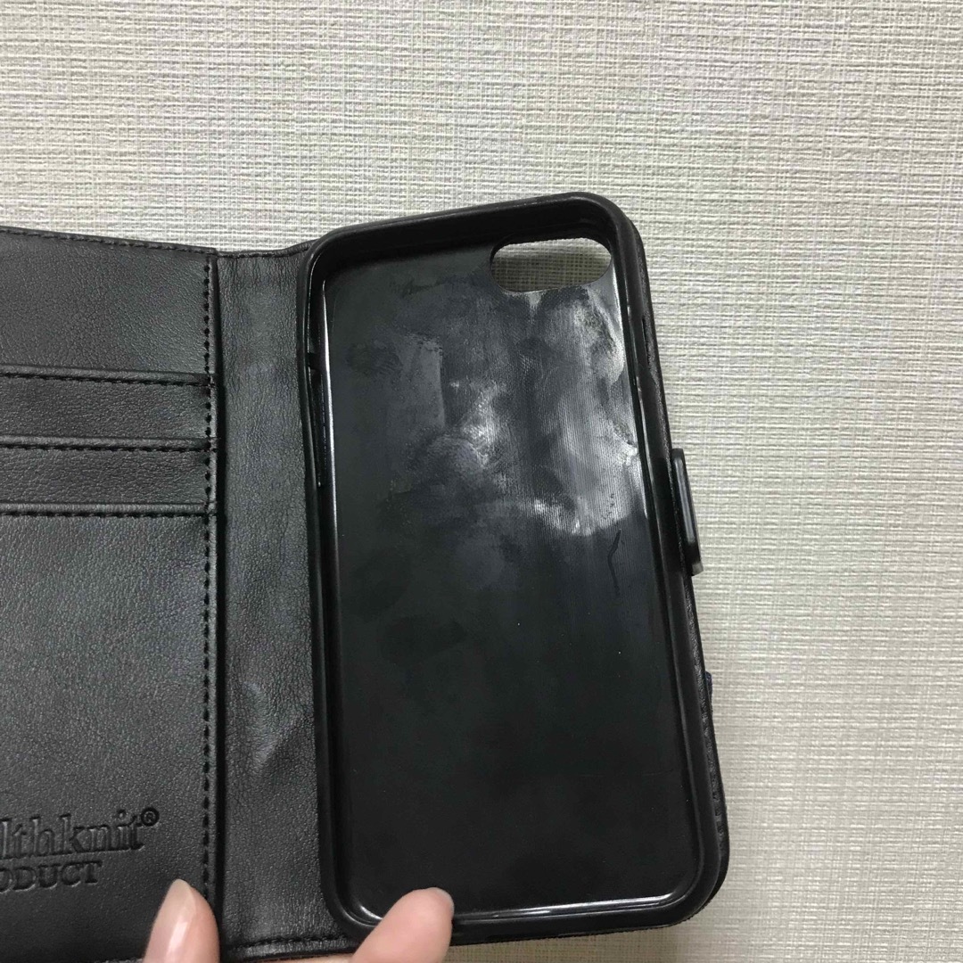 【新品】【お値下げ中】　手帳型iPhoneケース　iPhone6・6s・7対応 スマホ/家電/カメラのスマホアクセサリー(iPhoneケース)の商品写真