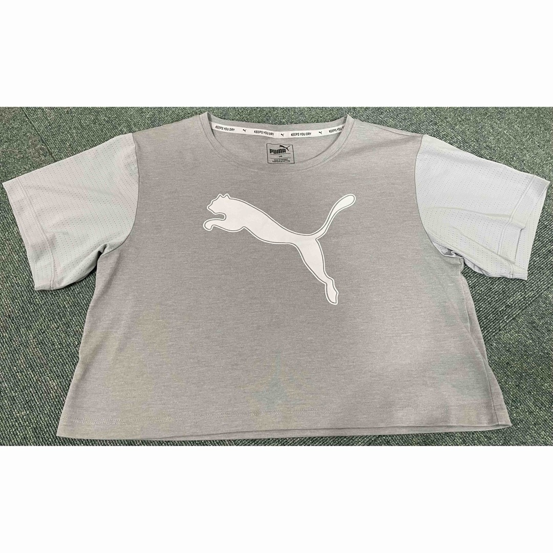 PUMA(プーマ)のPUMA 半袖 Tシャツ グレー  DRYCELL 吸汗速乾 140 キッズ/ベビー/マタニティのキッズ服男の子用(90cm~)(Tシャツ/カットソー)の商品写真