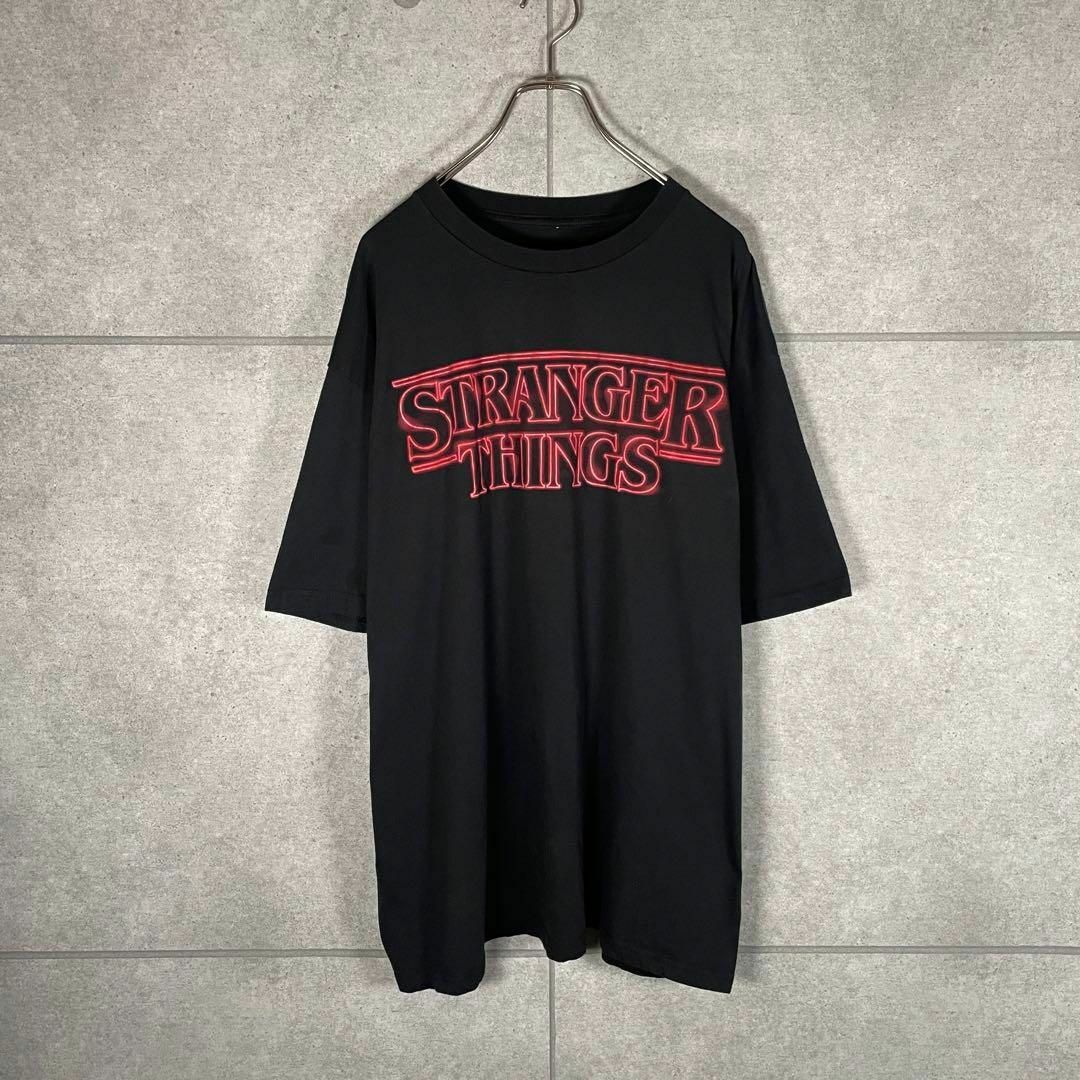 VINTAGE(ヴィンテージ)の[古着]ストレンジャーシングス　半袖　Tシャツ　ムービー　未知の世界　プリント メンズのトップス(Tシャツ/カットソー(半袖/袖なし))の商品写真