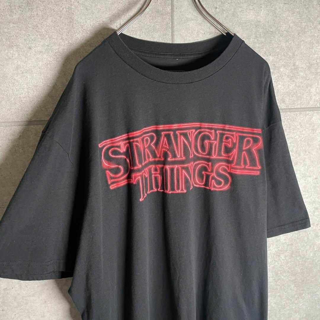 VINTAGE(ヴィンテージ)の[古着]ストレンジャーシングス　半袖　Tシャツ　ムービー　未知の世界　プリント メンズのトップス(Tシャツ/カットソー(半袖/袖なし))の商品写真