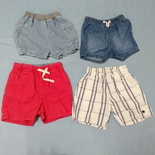 ベビーギャップ(babyGAP)の80〜90cm　半ズボン　短パン　4枚セット(パンツ/スパッツ)