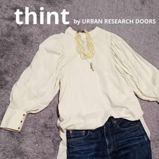 URBAN RESEARCH DOORS - 美品 thint アーバンリサーチ ボリュームスリーブ ブラウス チュニック