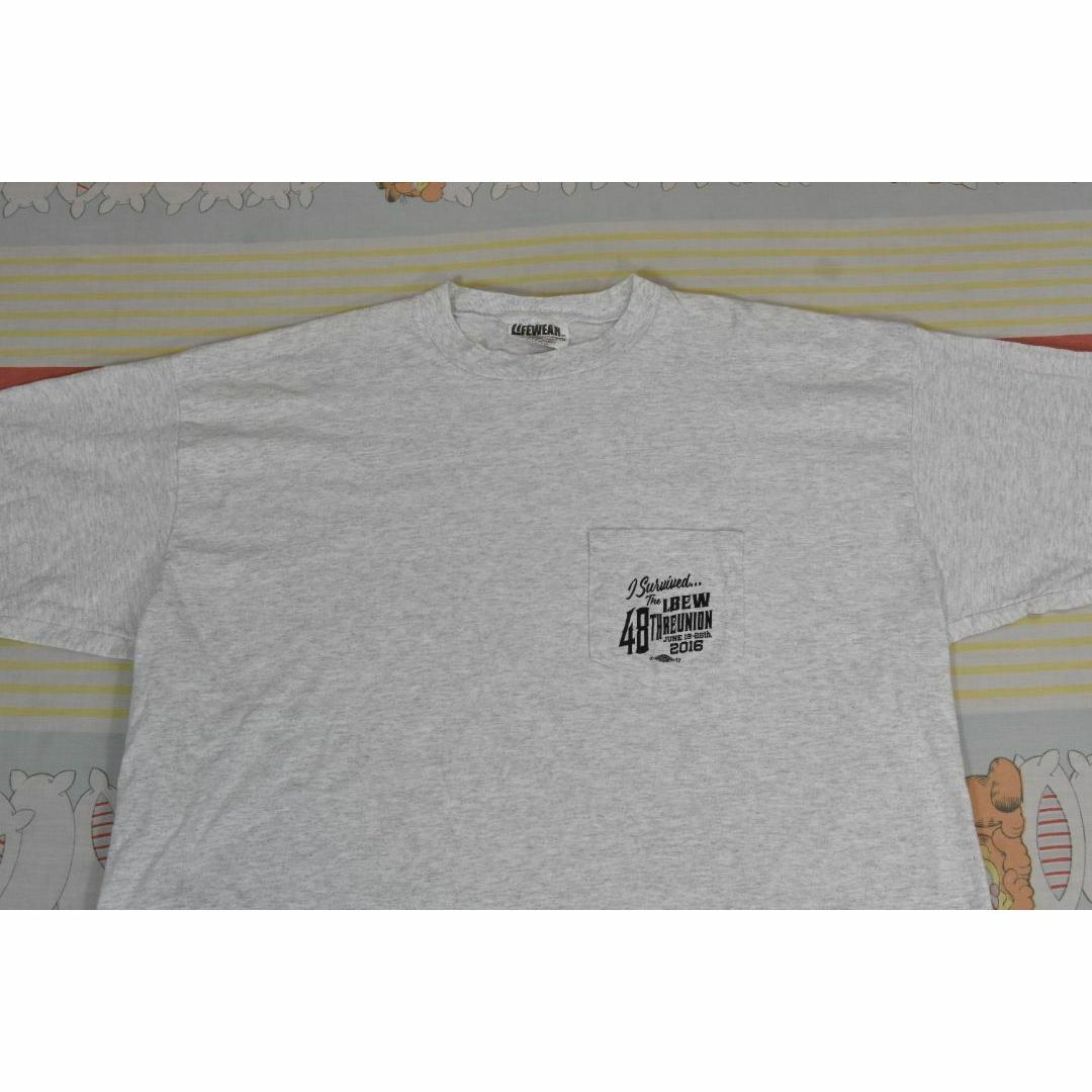 90’ｓ ポケットTシャツ t14443 USA製 ビンテージ 00 80 70 メンズのトップス(Tシャツ/カットソー(半袖/袖なし))の商品写真