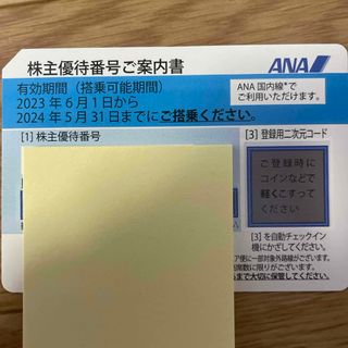 エーエヌエー(ゼンニッポンクウユ)(ANA(全日本空輸))のANA株主優待券(航空券)