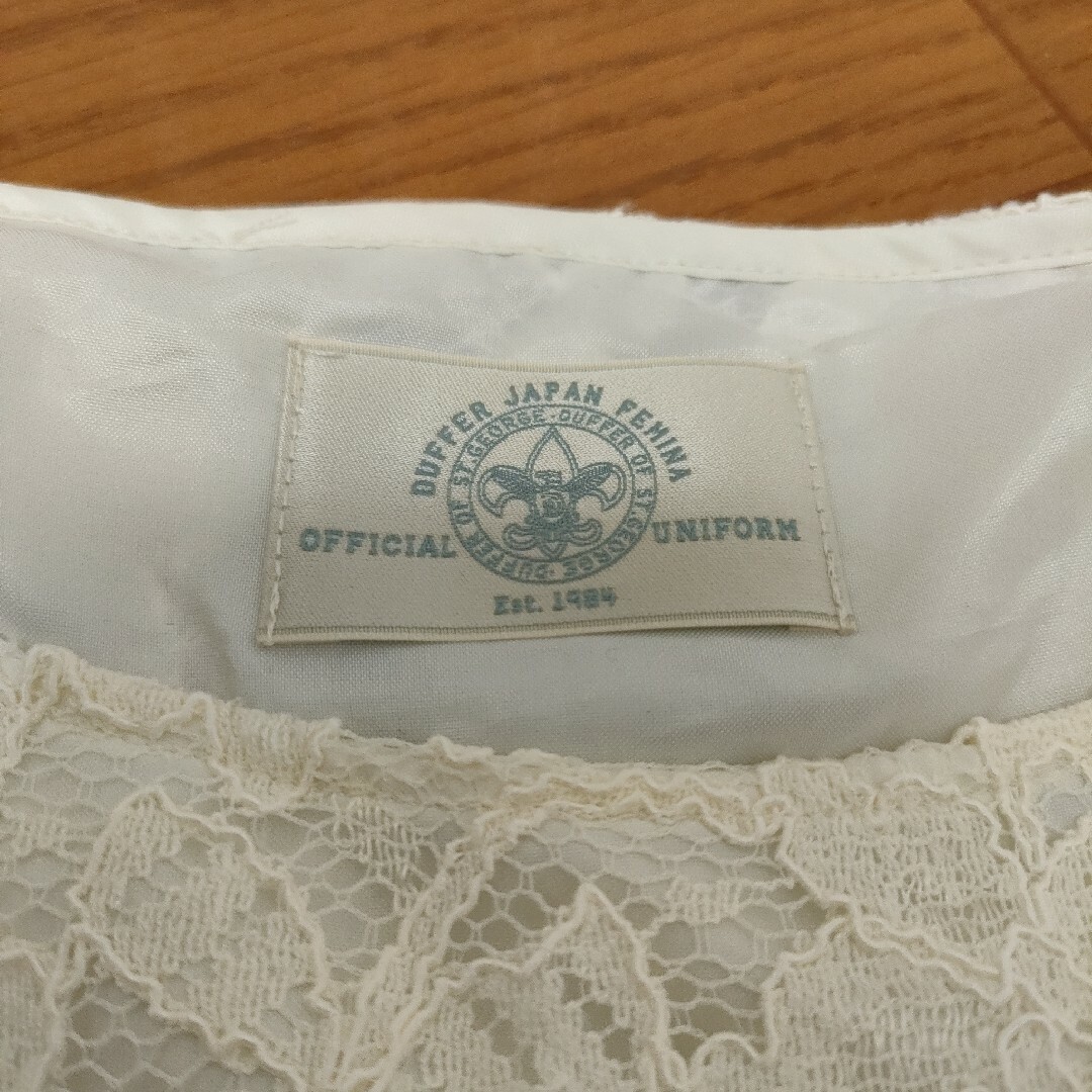 ❦DUFFER JAPAN FEMINA レディースカットソー　花柄　イエロー レディースのトップス(シャツ/ブラウス(半袖/袖なし))の商品写真
