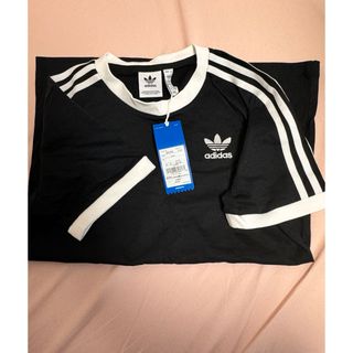 アディダス(adidas)のadidas オリジナルス アディカラー 3ストライプ 半袖Tシャツ 黒(Tシャツ(半袖/袖なし))