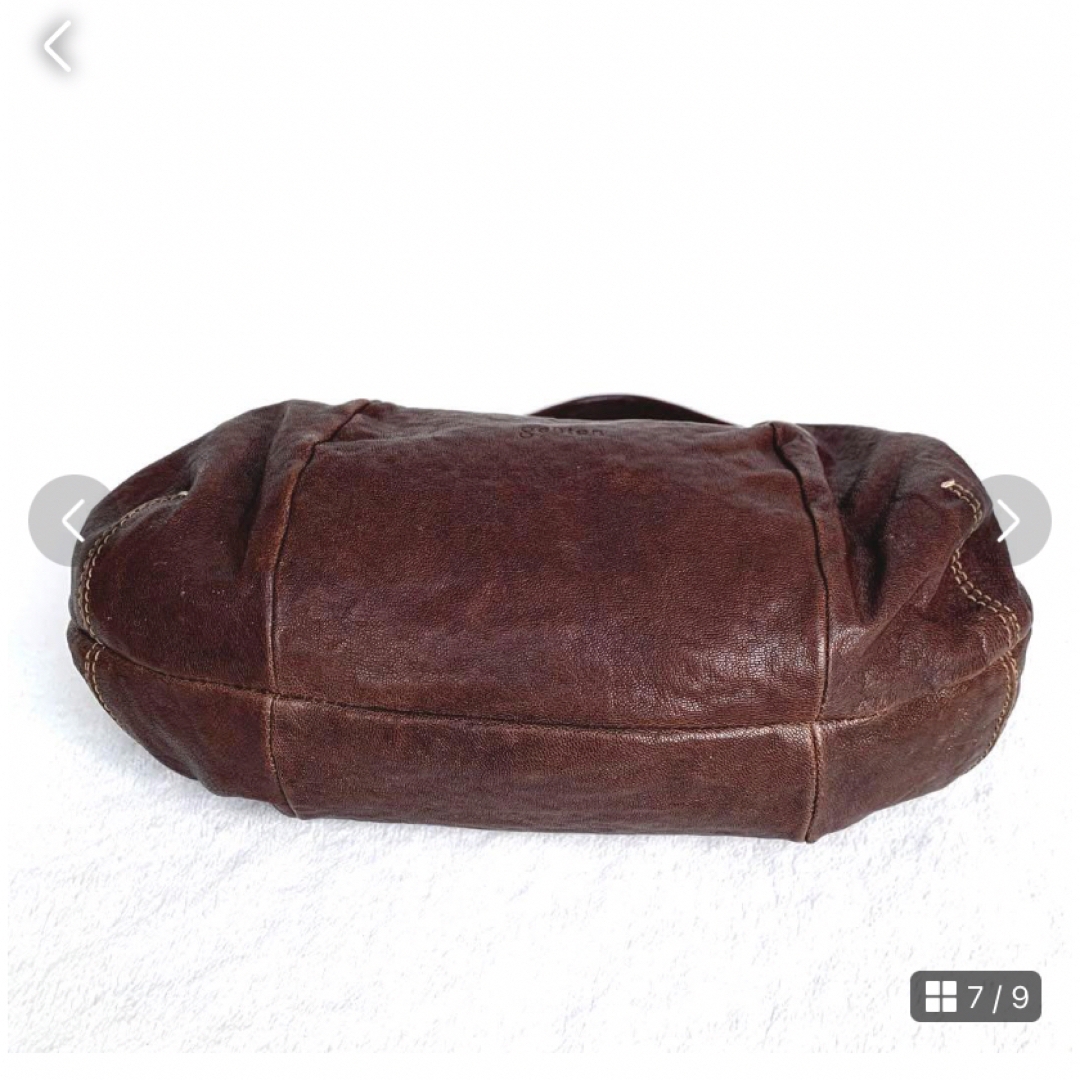 genten(ゲンテン)の【genten】NODI ショルダーバッグ ワンショルダー 羊革 ダークブラウン レディースのバッグ(ショルダーバッグ)の商品写真