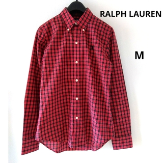 ラルフローレン(Ralph Lauren)のラルフローレン　チェック　ボタンダウンシャツ　Mサイズ　未使用(シャツ/ブラウス(長袖/七分))