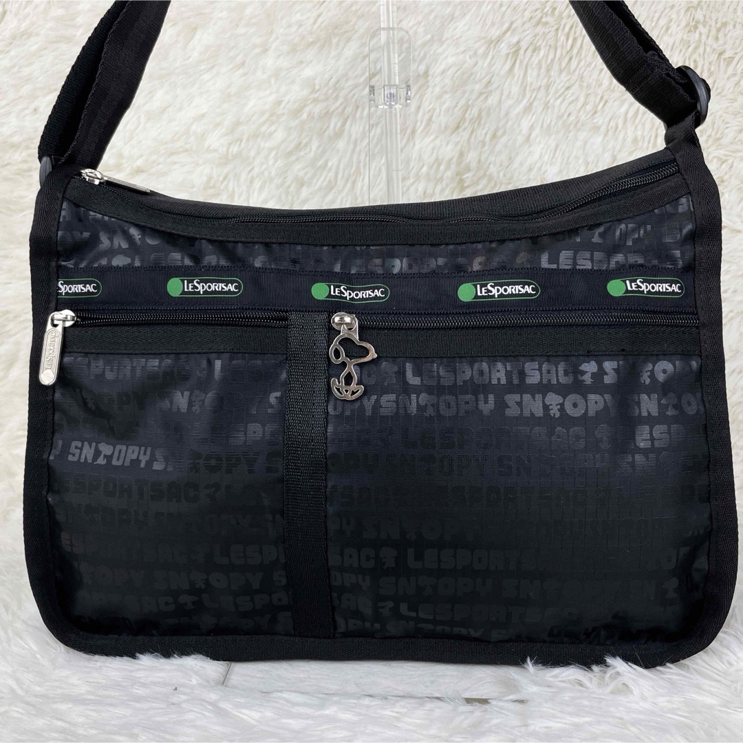 LeSportsac(レスポートサック)の極美品☆レスポートサック スヌーピー タイポグラフィ 2way ショルダーバッグ レディースのバッグ(ショルダーバッグ)の商品写真