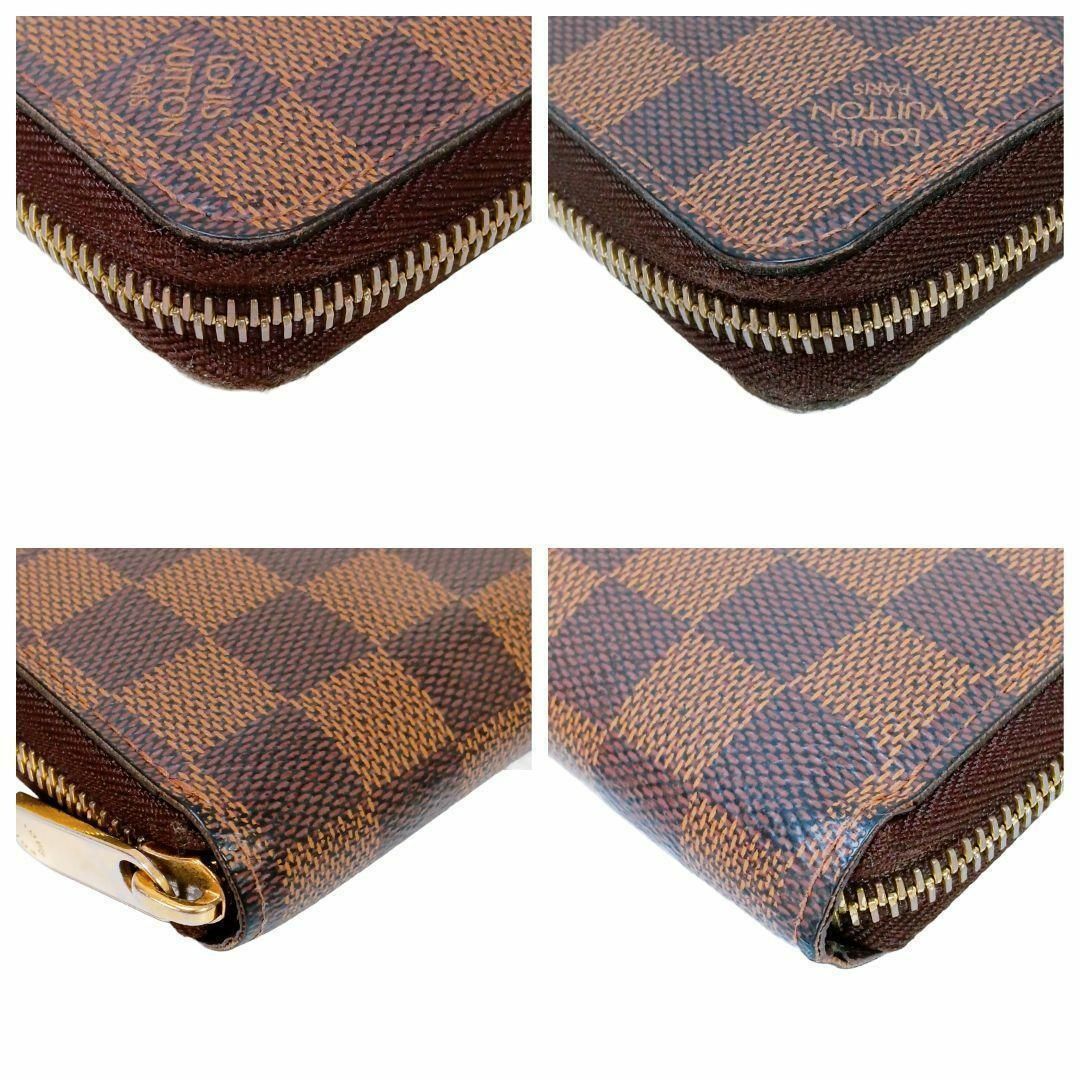 LOUIS VUITTON(ルイヴィトン)のルイヴィトン N41661 ダミエ エベヌ ジッピーウォレット 長財布 レディースのファッション小物(財布)の商品写真