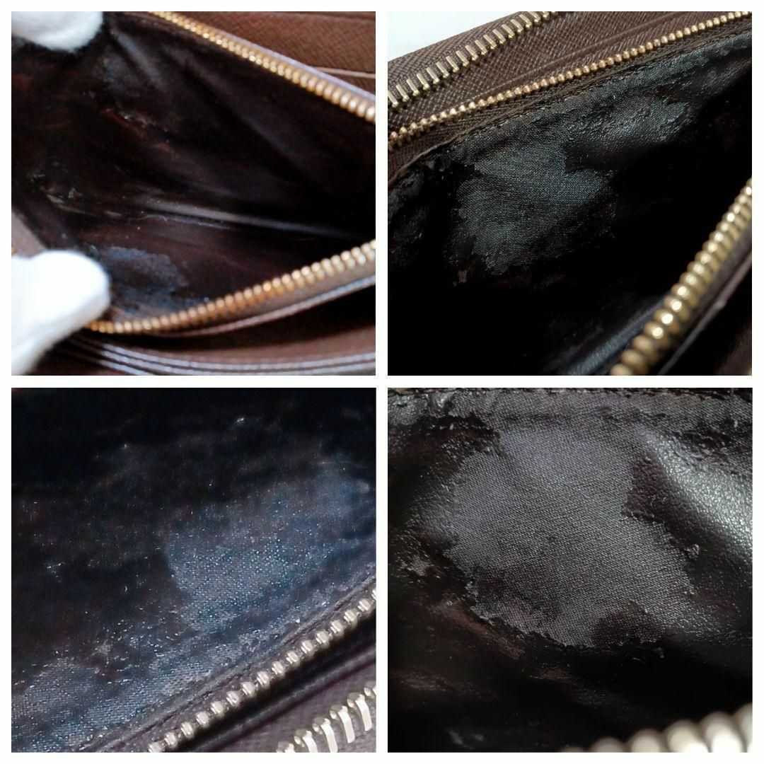 LOUIS VUITTON(ルイヴィトン)のルイヴィトン N41661 ダミエ エベヌ ジッピーウォレット 長財布 レディースのファッション小物(財布)の商品写真
