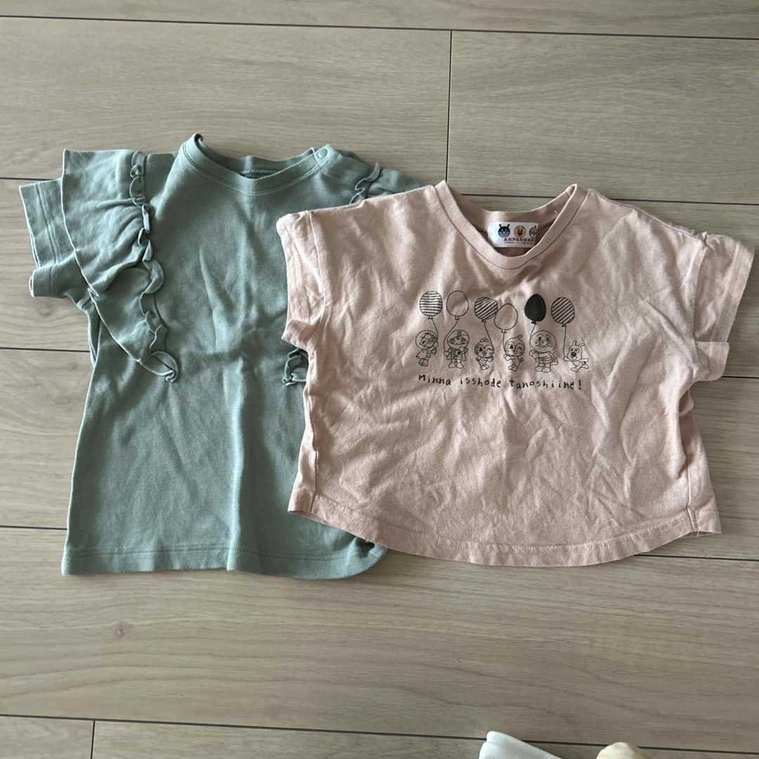 6点まとめ売り 90・95cm 女の子向け Tシャツ ワンピース セットアップ キッズ/ベビー/マタニティのキッズ服女の子用(90cm~)(Tシャツ/カットソー)の商品写真