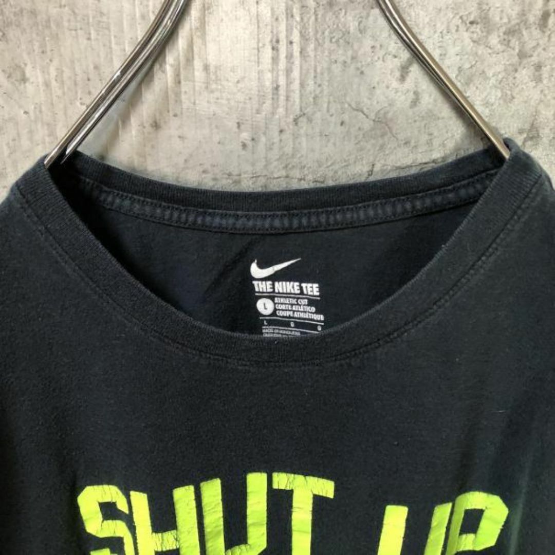 NIKE(ナイキ)の【NIKE】SHUT UP USA輸入 スウッシュロゴ Tシャツ メンズのトップス(Tシャツ/カットソー(半袖/袖なし))の商品写真