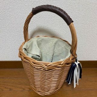 ニコアンド　バケツ型バスケット