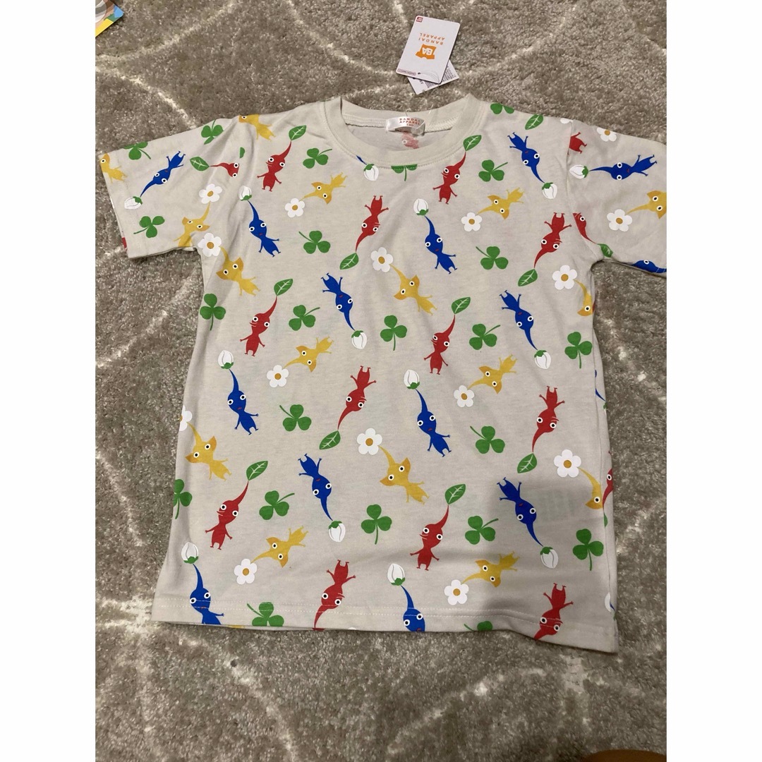 新品未使用任天堂　ピクミン　Tシャツ　男の子　半袖　女の子　Tシャツ　130cm キッズ/ベビー/マタニティのキッズ服女の子用(90cm~)(Tシャツ/カットソー)の商品写真