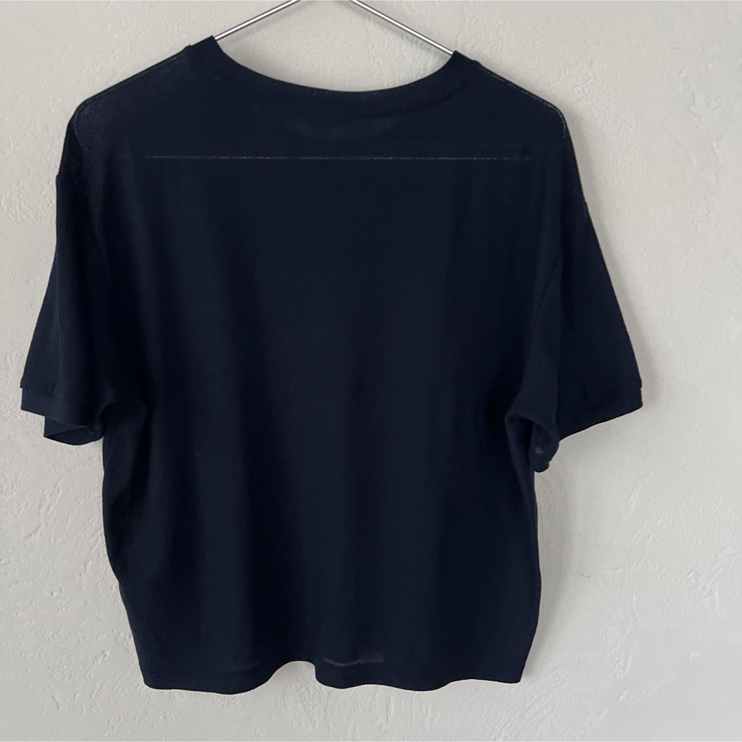 UNIQLO(ユニクロ)のユニクロ　透け感あるTシャツ　L メンズのトップス(Tシャツ/カットソー(半袖/袖なし))の商品写真