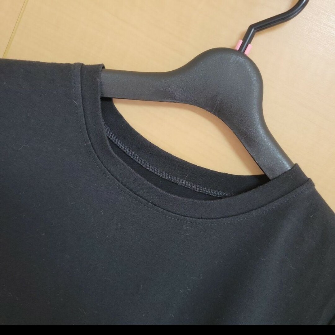 ♥️手洗い可能♥️人気♥️ブラック F 裾フリルカットソー メンズのトップス(Tシャツ/カットソー(半袖/袖なし))の商品写真