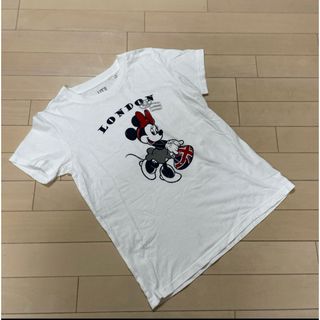 ユニクロ(UNIQLO)のUNIQLO★ユニクロ★Tシャツ　ミニー　ディズニー　Sサイズ　ホワイト(Tシャツ(半袖/袖なし))