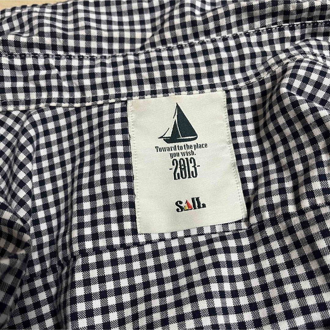 SAIL(セイル)のSAIL ギンガムチェック　長袖シャツ レディースのトップス(シャツ/ブラウス(長袖/七分))の商品写真