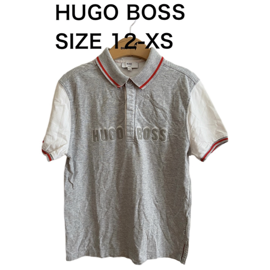 HUGO BOSS(ヒューゴボス)のHUGO BOSS ヒューゴボス キッズ ポロシャツSLIM FIT 12-XS キッズ/ベビー/マタニティのキッズ服男の子用(90cm~)(ブラウス)の商品写真