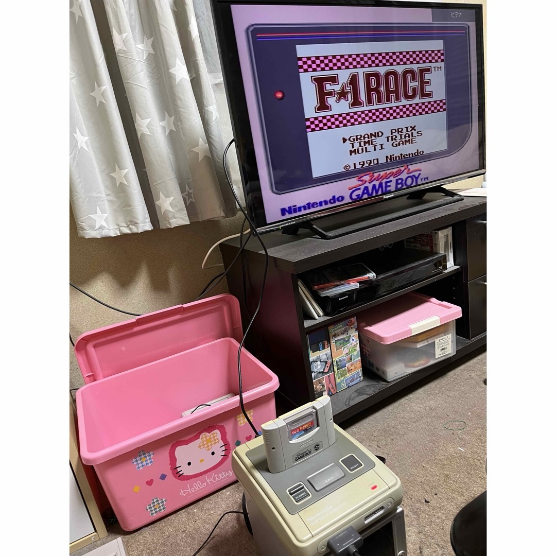 スーパーファミコン(スーパーファミコン)のスーパーゲームボーイ本体 エンタメ/ホビーのゲームソフト/ゲーム機本体(家庭用ゲーム機本体)の商品写真