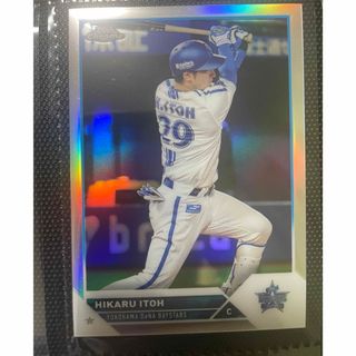 トップス(Topps)の【2枚好きなの】伊藤光　横浜ベイスターズ　リフラクター　野球カード(ひざ丈ワンピース)