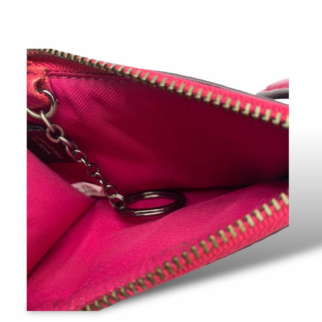 COACH(コーチ)のcoach コーチ パスケース レザー 花柄 ピンク 定期入れ キーケース レディースのファッション小物(コインケース)の商品写真