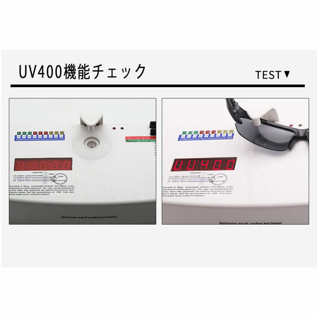 【訳あり品】スポーツサングラス　ＵＶ４００対応　自転車　ランニング　ゴルフ　 メンズのファッション小物(サングラス/メガネ)の商品写真