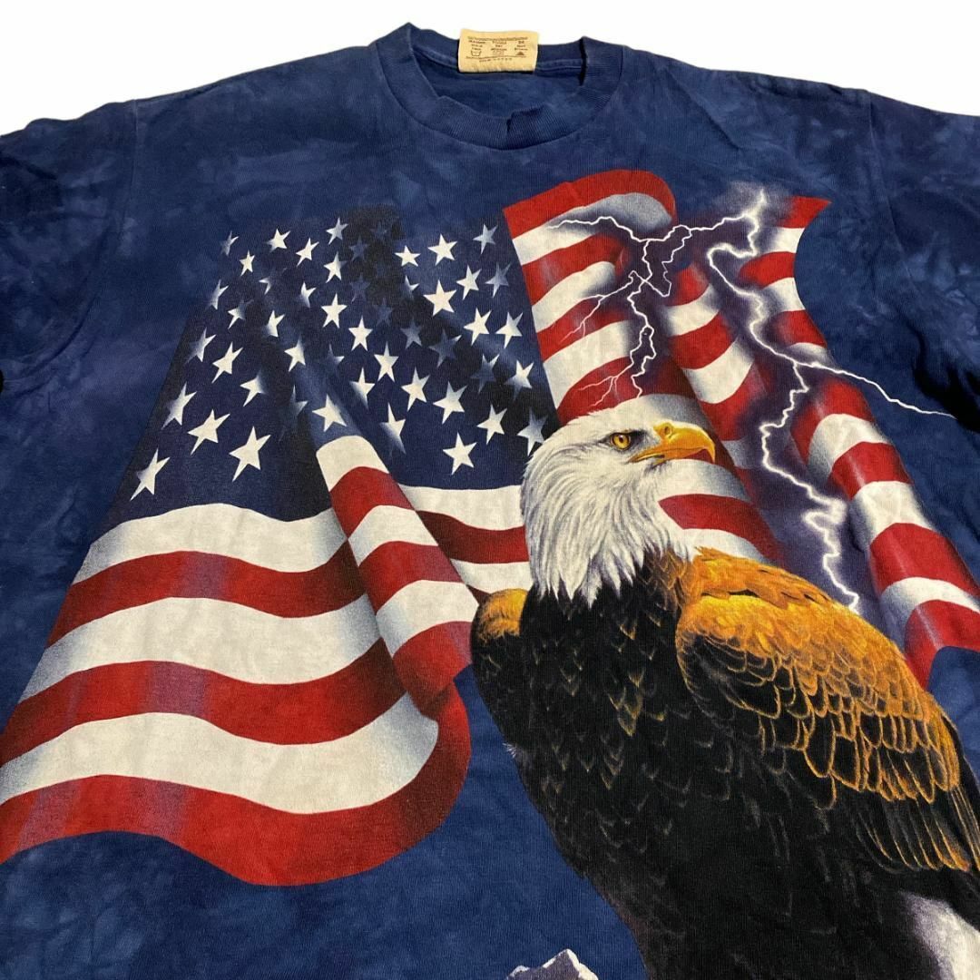 ザマウンテン 半袖Tシャツ アニマルT タイダイ 星条旗 イーグルb50 メンズのトップス(Tシャツ/カットソー(半袖/袖なし))の商品写真