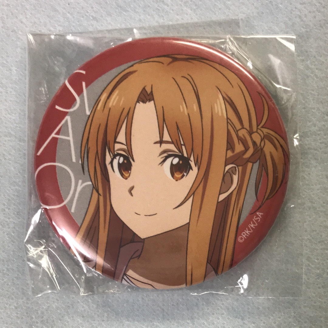 SAO ソードアート・オンライン オフィシャルストア　缶バッジ　アスナ エンタメ/ホビーのアニメグッズ(バッジ/ピンバッジ)の商品写真